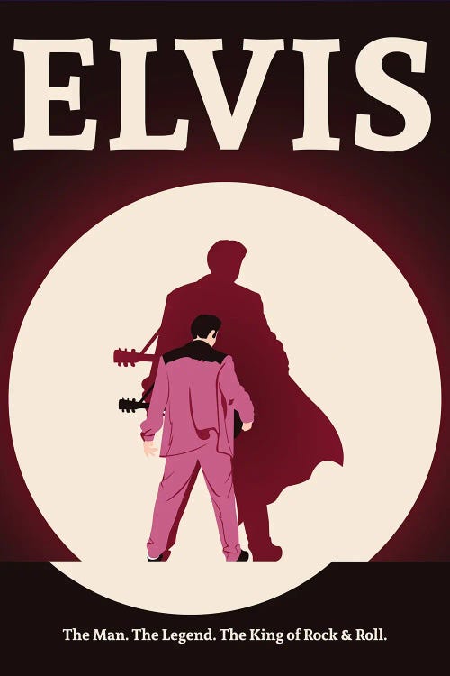 Elvis Minimalist Poster