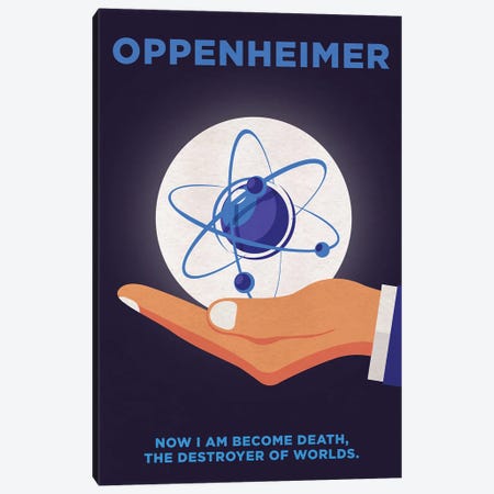Oppenheimer Minimalist Poster - Prometheus Canvas Print #PTE336} by Popate Canvas Print