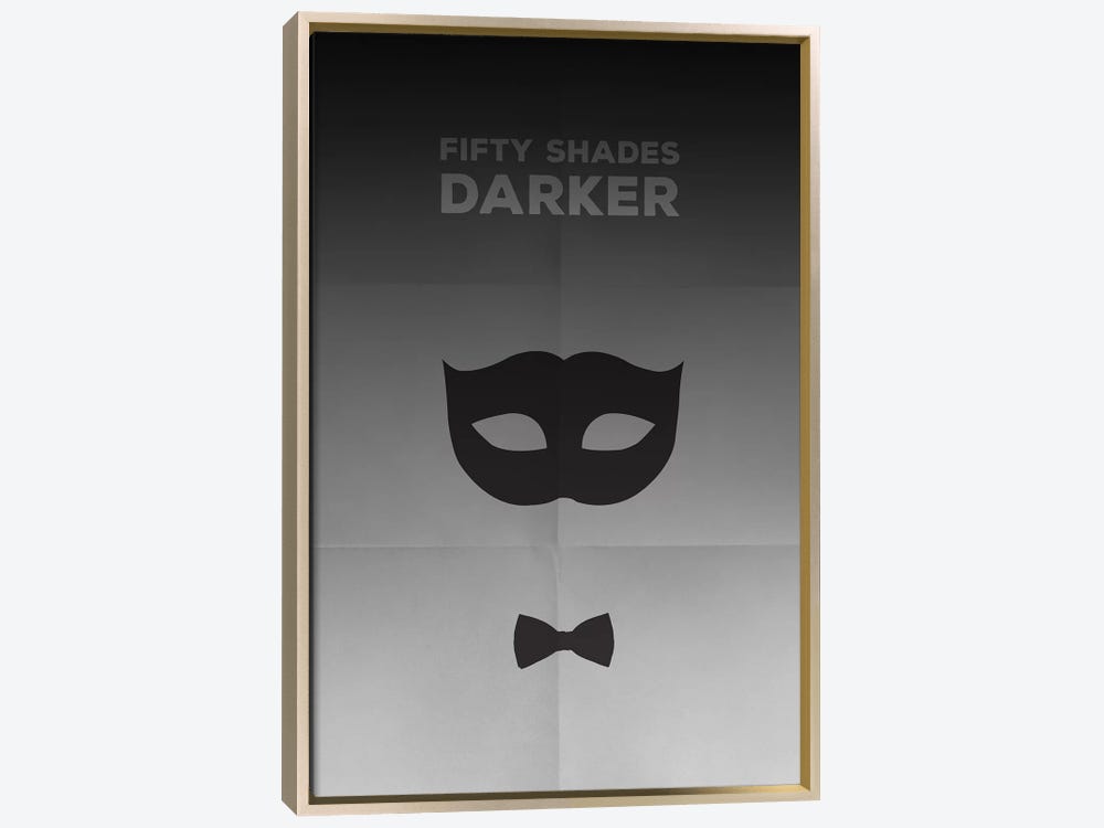 Fifty Shades Darker Minimalist Poster | Print Popate by Canvas iCanvas