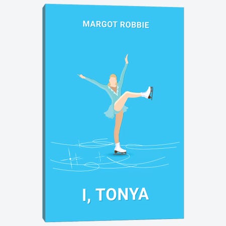 I, Tonya Minimalist Poster Canvas Print #PTE36} by Popate Canvas Artwork