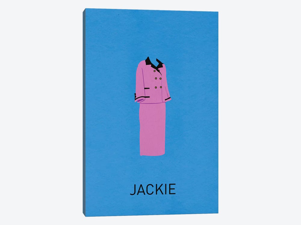 Jackie Minimalist Poster by Popate 1-piece Canvas Print