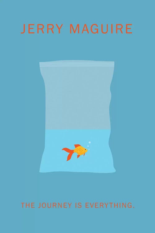 Jerry Maguire Minimalist Poster