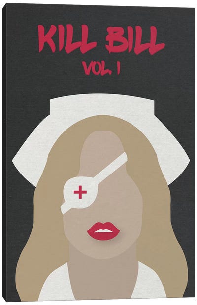 Kill Bill Vol. 1 Minimalist Poster Canvas Art Print