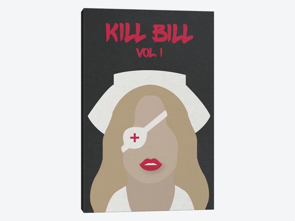 Kill Bill Vol. 1 Minimalist Poster by Popate 1-piece Canvas Art