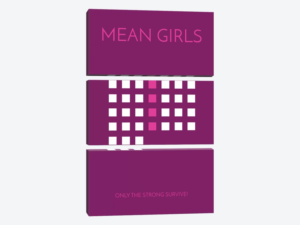 Mean Girls Minimalist Poster by Popate 3-piece Art Print