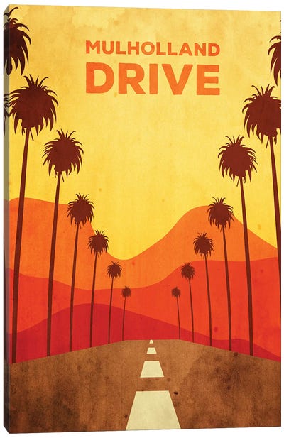 Mulholland Drive Alternative Poster Canvas Art Print - Mystery & Detective Movie Art