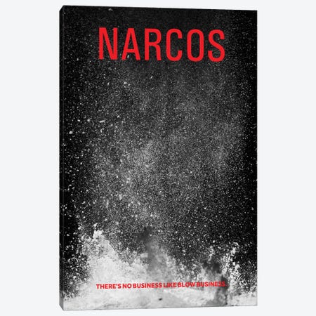Narcos Alternative Poster Canvas Print #PTE52} by Popate Canvas Print