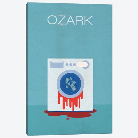 Ozark Minimalist Poster Canvas Print #PTE54} by Popate Canvas Artwork