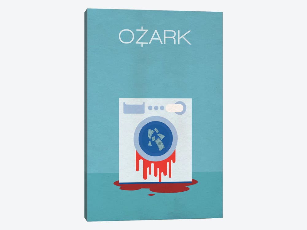 Ozark Minimalist Poster 1-piece Canvas Art Print