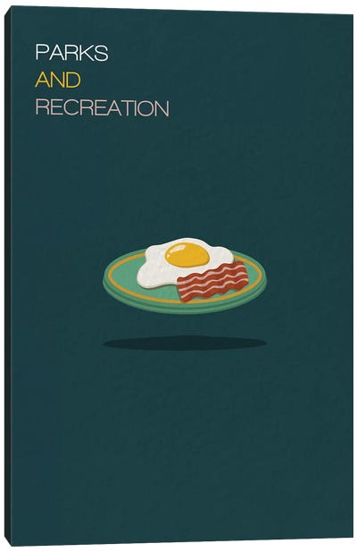 Parks And Recreation Minimalist Poster Canvas Art Print - Parks And Recreation