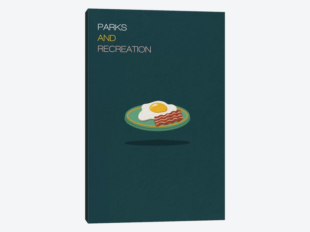 Parks And Recreation Minimalist Poster by Popate 1-piece Canvas Wall Art
