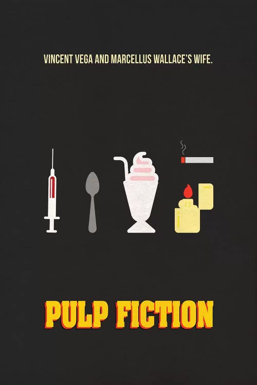 Pulp Fiction Minimalist Poster