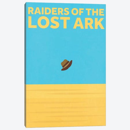Raiders Of The Lost Ark Minimalist Poster Canvas Print #PTE61} by Popate Canvas Art