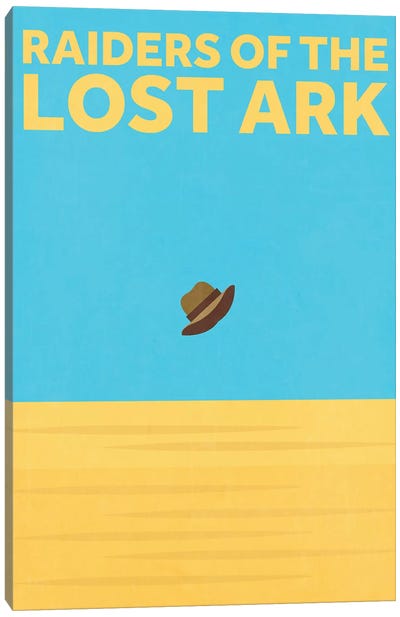 Raiders Of The Lost Ark Minimalist Poster Canvas Art Print - Popate
