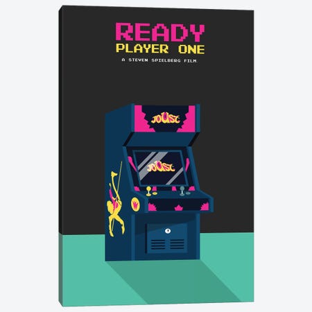 Ready Player One Minimalist Poster Canvas Print #PTE62} by Popate Canvas Artwork