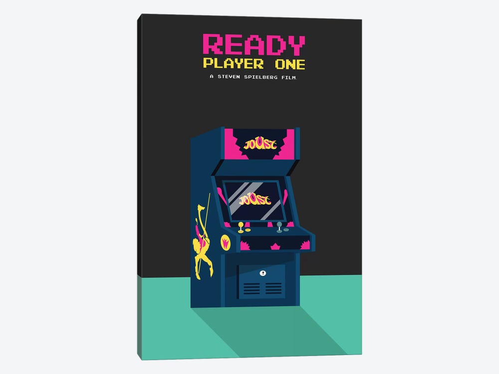 Ready Player One Minimalist Poster by Popate 1-piece Canvas Artwork