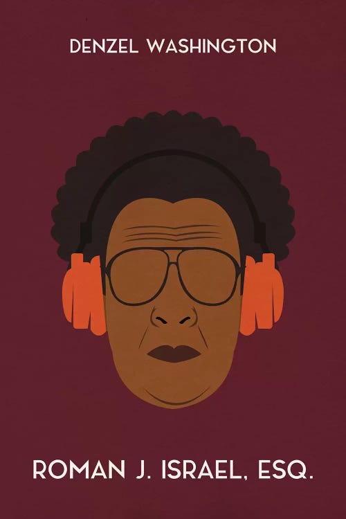 Roman J. Israel Esq. Minimal Poster