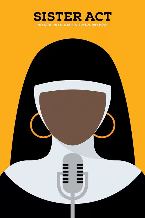 Sister Act Minimalist Poster