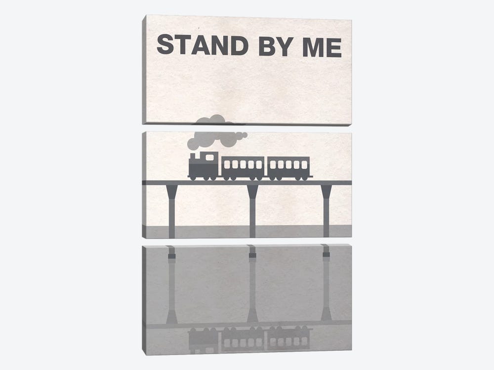 Stand By Me Minimalist Poster by Popate 3-piece Canvas Artwork