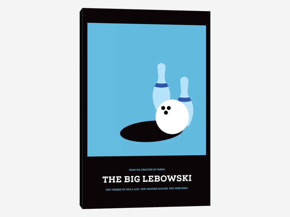 The Big Lebowski Minimalist Poster I by Popate 1-piece Art Print