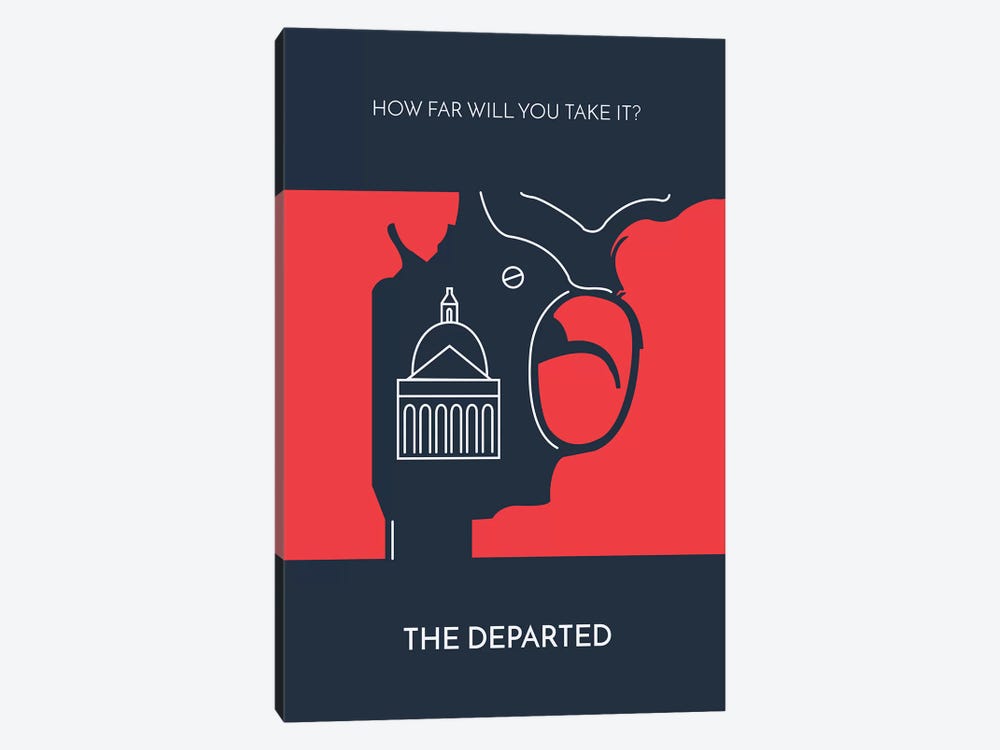 The Departed Minimalist Poster 1-piece Canvas Print