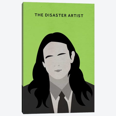 The Disaster Artist Minimalist Poster Canvas Print #PTE77} by Popate Canvas Artwork