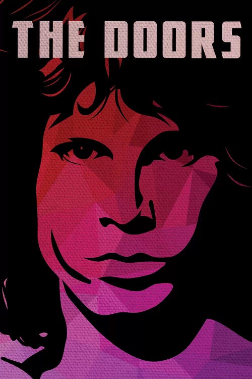 The Doors Jim Morrison Portrait Canvas Print by Popate | iCanvas