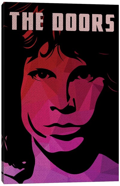 The Doors Jim Morrison Portrait Canvas Art Print - The Doors