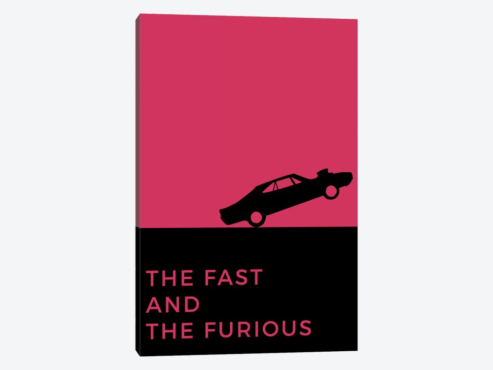 The Fast And The Furious Minimalist Poster by Popate 1-piece Canvas Art