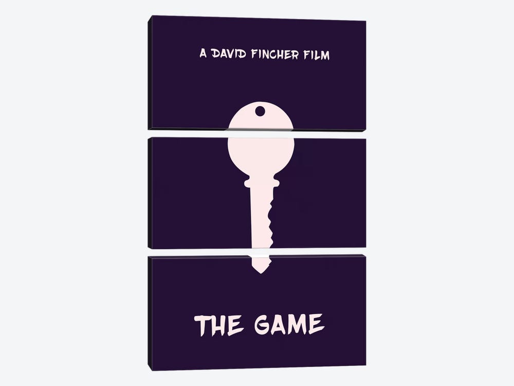 The Game Minimalist Poster by Popate 3-piece Canvas Artwork