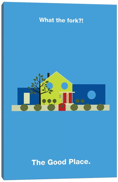 The Good Place Minimalist Poster Canvas Art Print - Popate