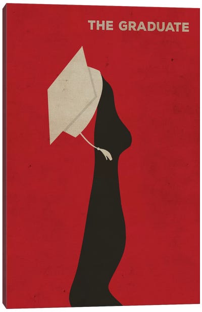 The Graduate Minimalist Poster Canvas Art Print - Classic Movie Art