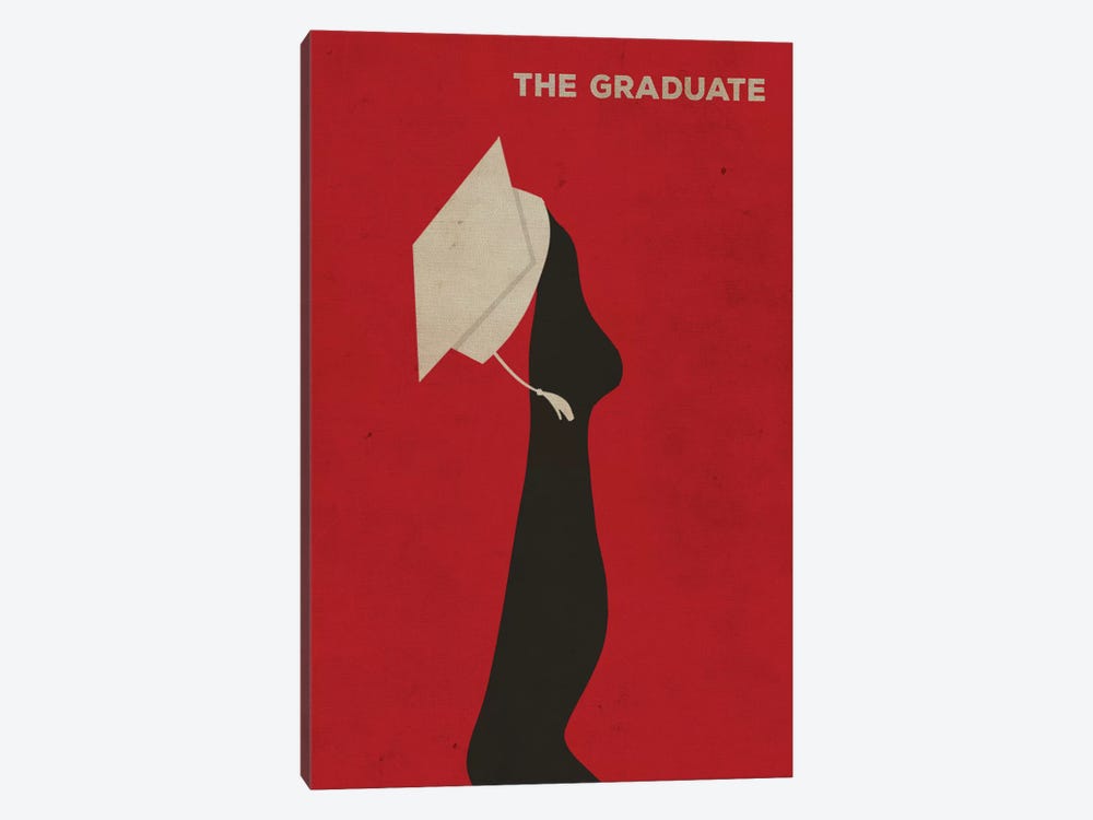 The Graduate Minimalist Poster 1-piece Canvas Wall Art