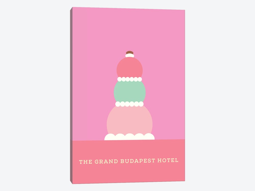 The Grand Budapest Hotel Minimalist Poster by Popate 1-piece Art Print