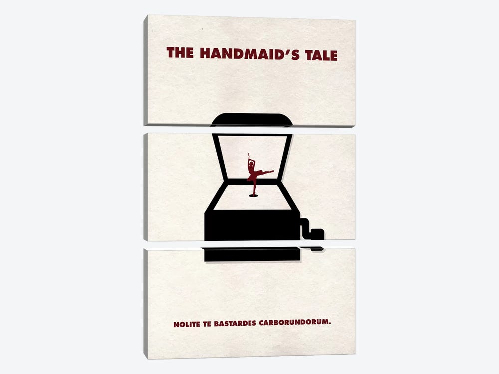 The Handmaid's Tale by Popate 3-piece Canvas Wall Art