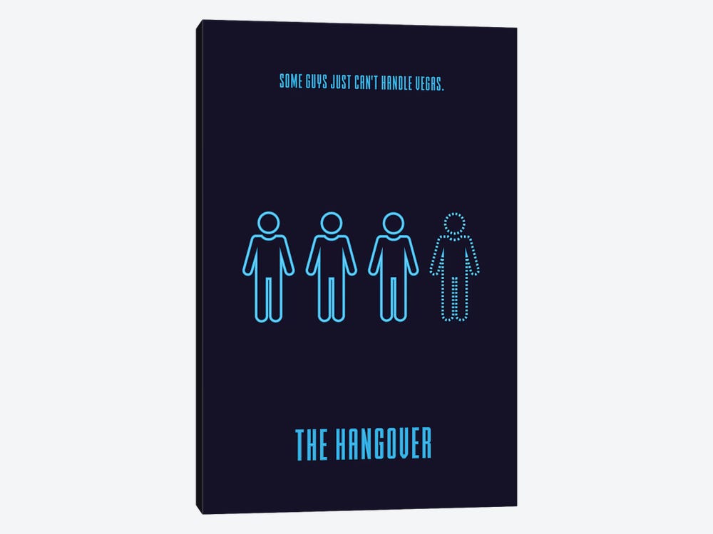 The Hangover Minimalist Poster by Popate 1-piece Art Print