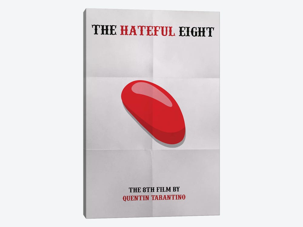 The Hateful Eight Minimalist Poster by Popate 1-piece Canvas Art