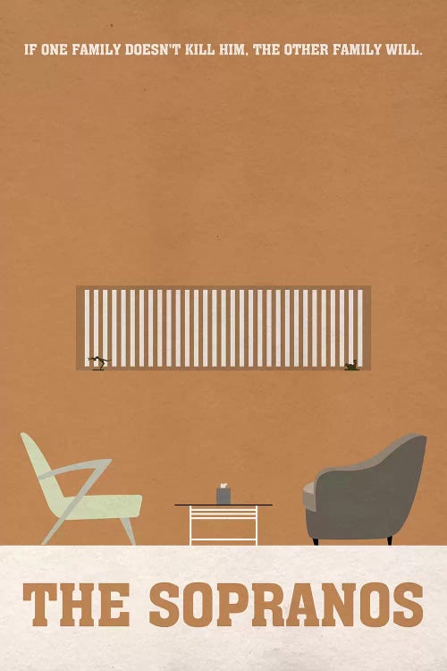 The Sopranos Minimalist Poster I