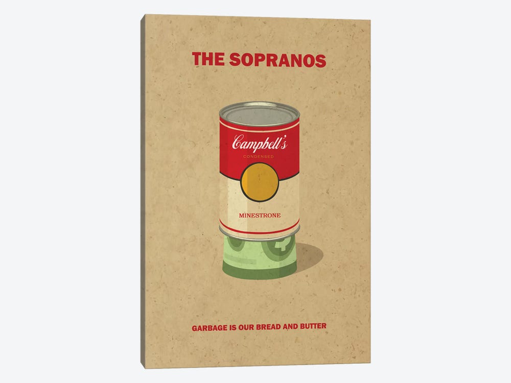 The Sopranos Minimalist Poster II by Popate 1-piece Canvas Artwork