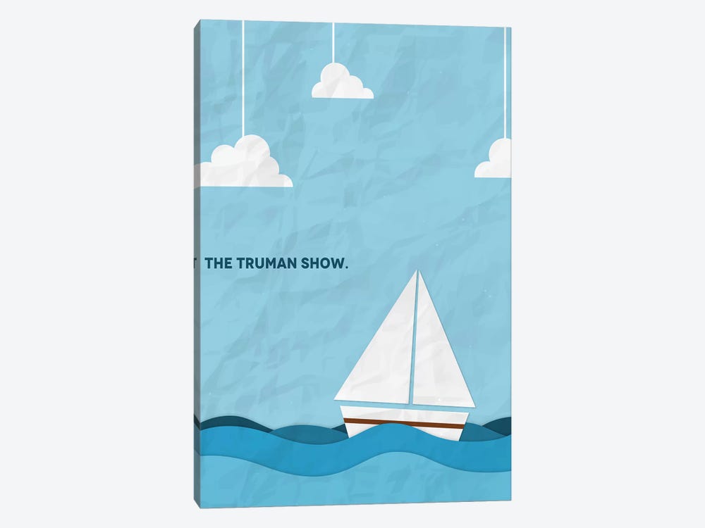 The Truman Show Minimalist Poster by Popate 1-piece Art Print