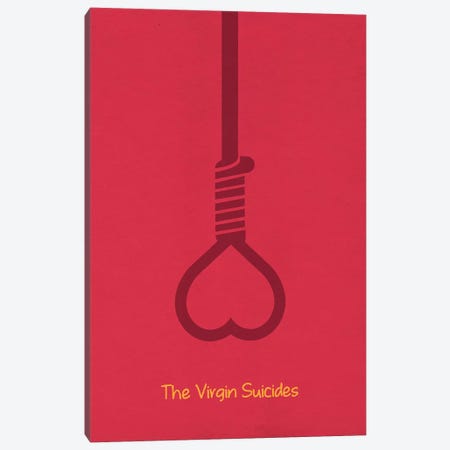 The Virgin Suicides Minimalist Poster Canvas Print #PTE95} by Popate Canvas Art