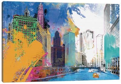 Chicago Impression Canvas Art Print