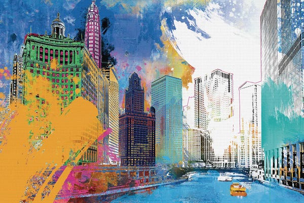 Porter Hastings: Chicago Impression by Porter Hastings