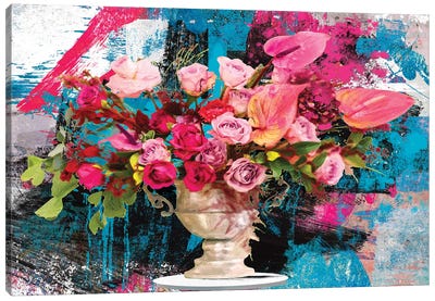 Urban Spring Bouquet I Canvas Art Print