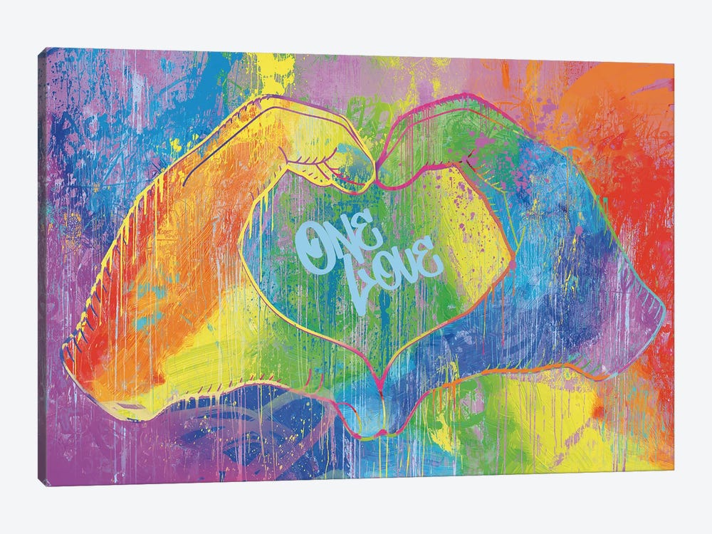 One Love II by Porter Hastings 1-piece Canvas Art Print