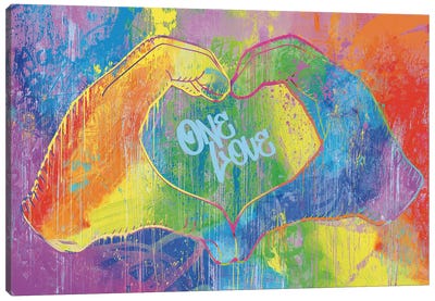 One Love II Canvas Art Print