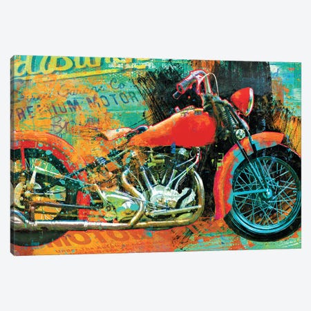 Hardtail Tangerine Canvas Print #PTH2} by Porter Hastings Canvas Artwork