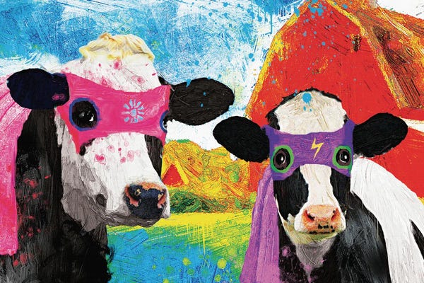 Porter Hastings: Lightning Girl And Tina by Porter Hastings