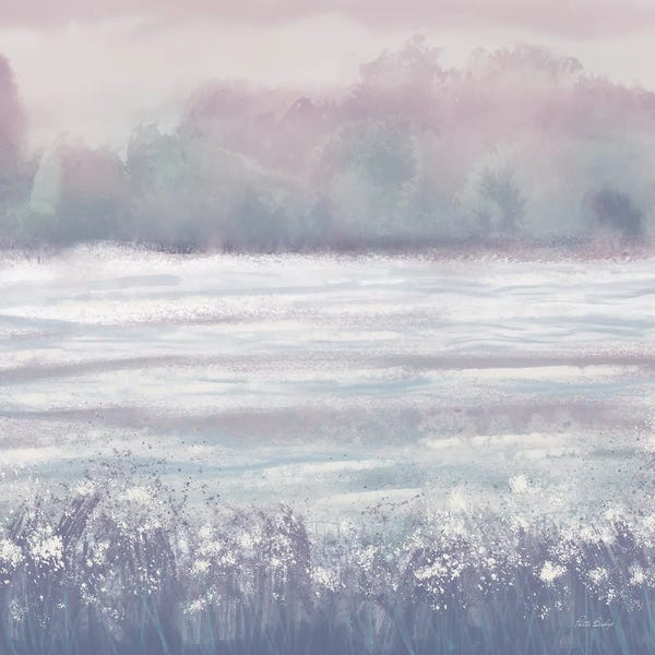 Dusty Pink Blue Lake I