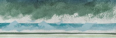 Blue Greens Modern III by Patti Bishop canvas print